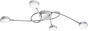 Eglo 32996 - SALTO LED felületre szerelhető csillár 4xLED/5,4W/230V fényes króm