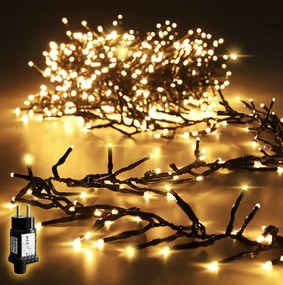 Karåcsonyfa låmpåk Lånc 2m Salcar 200 Led Fehér meleg