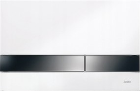 WC-öblítő gomb Jomo Exclusive 2.0 Fehér/Fekete