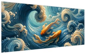 Kép - Aranyhalak (120x50 cm)