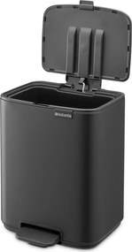 Sötétszürke acél pedálos szemetes 7 l Bo – Brabantia