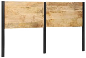 tömör fa mangó és vas fejtámla 180 cm