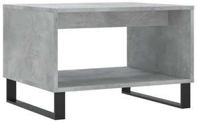 betonszürke szerelt fa dohányzóasztal 60 x 50 x 40 cm
