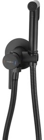 Mexen Elba rejtett bidet csaptelep pontszerű készlettel, fekete - 7599250-70