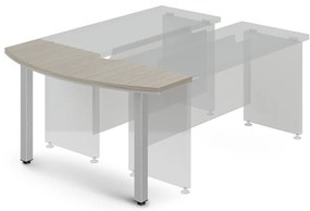 Befejező elem TopOffice 140 x 50 cm, uszadékfa