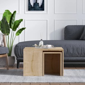 Ortanca Sapphire Oak dohányzóasztal