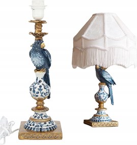 Asztali Lámpa Éjszakai Papagáj 43cm E27 Otthoni Nappali Glamour Retro