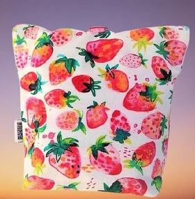 Textil óvodás uzsonnás tasak epres