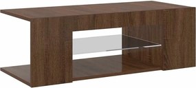vidaXL barna tölgy színű LED-es TV-szekrény 90 x 39 x 30 cm