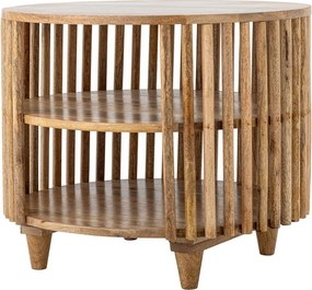 Natúr színű mangófa kerek dohányzóasztal ø 60 cm Sali – Bloomingville