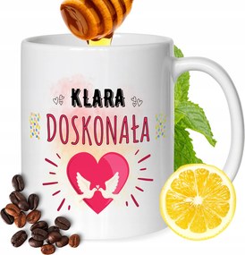 Bögre Klára Barátnő Feleség Barátnő Ajándék Nyomtatott Fehér 330ml