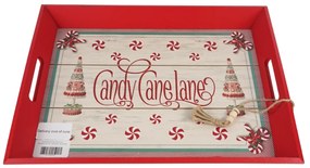 Karácsonyi fa tálca CHRISTMAS - több változat Változat: Candy canelane