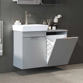 Dubai mosdószekrény, világosszürke, 92,2 cm – TR283VLN1128