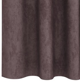 Bársonyos Függönyök 2 db Fülekkel Barna 260x140 cm