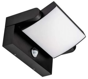 V-Tac LED kültéri fali lámpa szenzorral LED/17W/230V 3000K IP65 fekete 2940