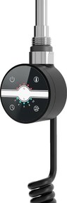 Mexen FA-D22 900 W-os elektromos fűtőtest, fekete - W955-0900-70