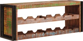 vidaXL Borágas Barna 100 x 45 x 33 cm Szilárd újrahasznosított fa