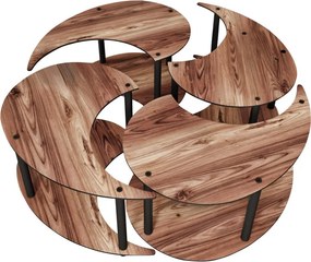 Yin Yang 4 70 - Walnut