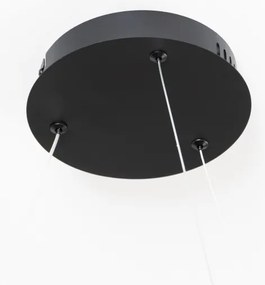 Brilagi - FALCON SLIM LED, dimmelhető kábeles függeszték LED/42W/230V, átm. 50 cm, fekete, távirányítóval