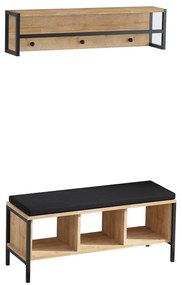 Shana Oak and Black fali akasztó paddal