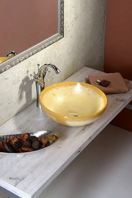 , ANTEA fali csaptelep, felső konzol, króm/arany, 3362