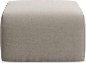 Világosbarna bársony lábtartó Lani – Makamii