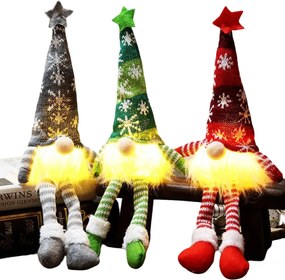 3x Karácsonyi Manó Karácsonyi Dekoráció Ajándék