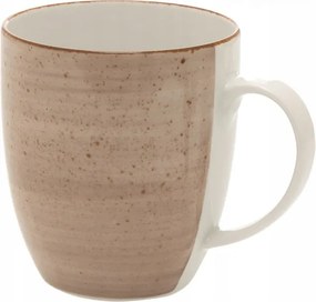 Lubiana Porcelán bögre 380 ml teás kávéhoz Földszínek Barna
