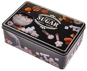 Fém cukortartó doboz Black3D – Dakls