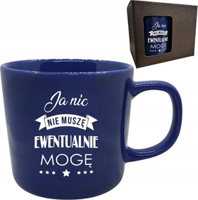 Gravírozott Bögre Blejd sötétkék, logóval, kávés bögre ajándékba Neki