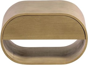 Natúr színű többszintes fali polc 39 cm Momo – WOOOD