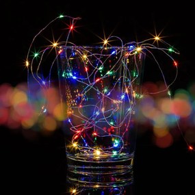 VOLTRONIC® LED lánc készlet 2 db 50 LED színes