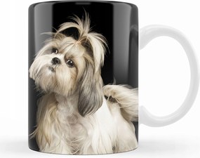 Kutyás bögre Shitzu Shi kutya ajándék kütyü 330 ml