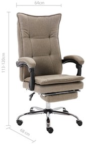 tópszínű szövet irodaszék