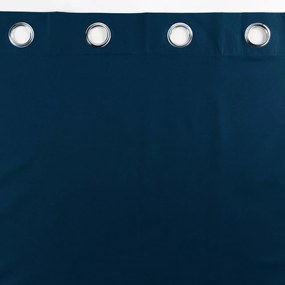 Sötétkék mikroszálas sötétítő függöny 140x260 cm Obscure – douceur d'intérieur