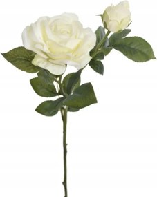 fehér krémszínű rózsa bimbó rózsa művirág fehér krémszínű 64cm