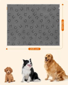 Vízálló kutyafedő nagy kutyáknak, mosógépben mosható, szürke