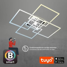 Brilo - FRAME LED 50W 230V Wi-Fi Tuya dimmable ceiling light + remote