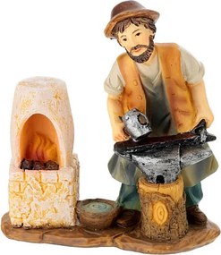 Betlehem figura "KovĂĄcs az ĂŒllĆnĂ©l"- 9-10cm magas figurĂĄkhoz