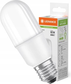 Led izzó E27 8W 60W 806lm 4000K Semleges Classic Stick Ledvance