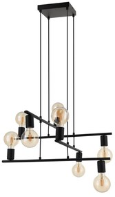 Eglo 98909 - Csillár zsinóron MEZZANA 8xE27/40W/230V