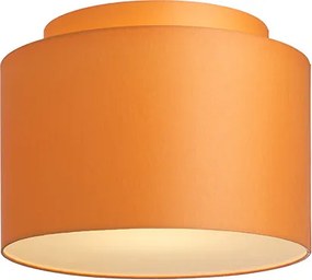 RENDL DOUBLE 40/30 lámpabúra Chintz narancssárga/fehér PVC max. 23W