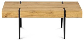 Dohányzóasztal 110×60×42 cm, MDF, vad tölgy, AHG-233 OAK