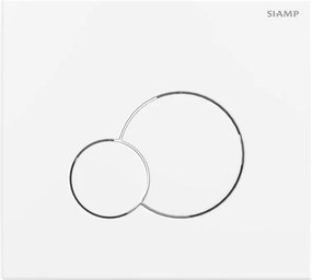 Öblítőgomb WC-hez Siamp fehér Globe