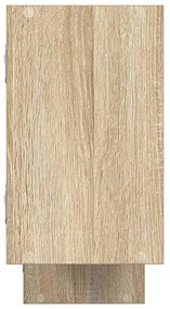 sonoma tölgyszínű szerelt fa fali kockapolc 5 rekeszes színű