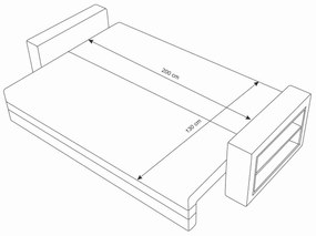 Kerti pad 160 cm. Akció -16%. 1042573