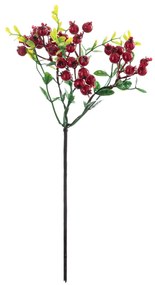 Bogyós ág, 28.5cm magas - Piros