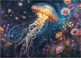 Kép - Varázslatos medúza (70x50 cm)