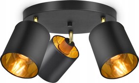 LĂĄmpa Plafon CsillĂĄr MozgathatĂł LĂĄmpaernyĆ Fekete Arany