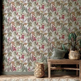 Arthouse Signature 2 Vintage Parrot színes leveles vinyl tapéta – 296908